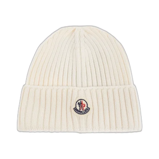 Moncler Enfant Logo Patch Knitted Beanie