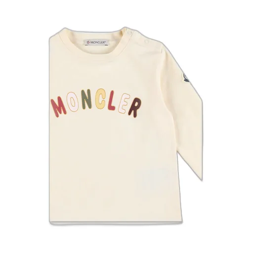 Moncler Enfant Logo Printed Long Sleeved T-Shirt