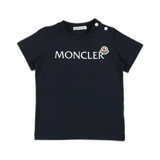 Moncler Enfant Logo Patch Crewneck T-Shirt