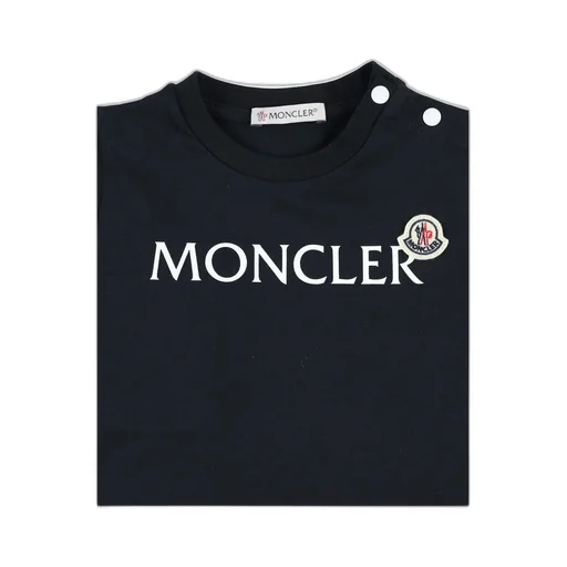 Moncler Enfant Logo Patch Crewneck T-Shirt