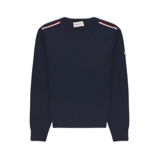Moncler Enfant Logo-Patch Crewneck Jumper