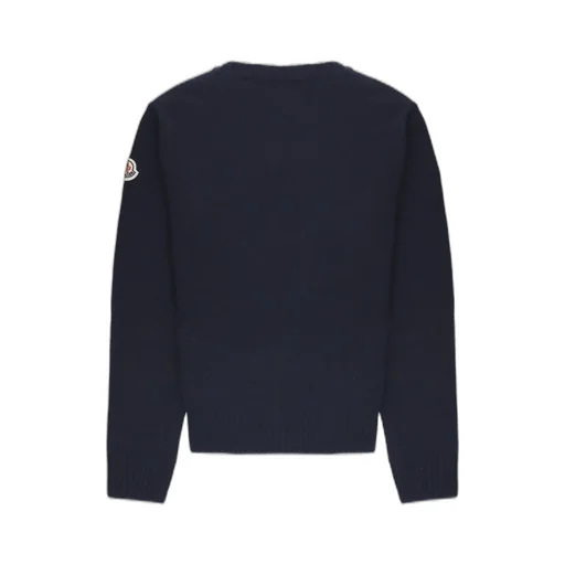 Moncler Enfant Logo-Patch Crewneck Jumper