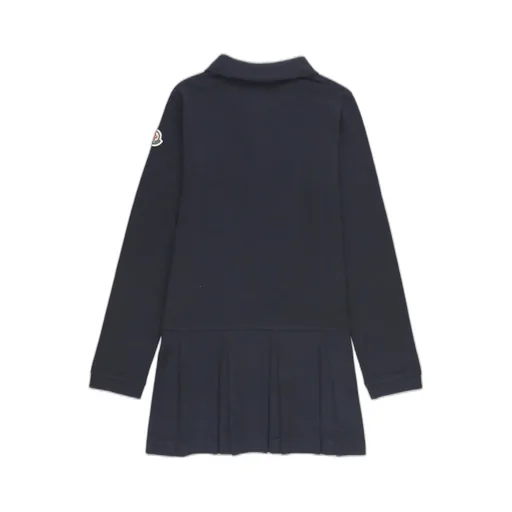 Moncler Enfant Logo Patch Polo Dress