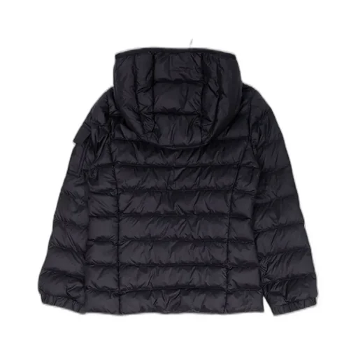 Moncler Enfant Zip-Up Hooded Quilted Jacket