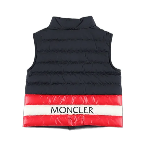 Moncler Enfant Logo Patch Cliff Gilet