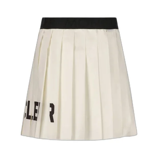Moncler Enfant Logo Printed Pleated Skirt