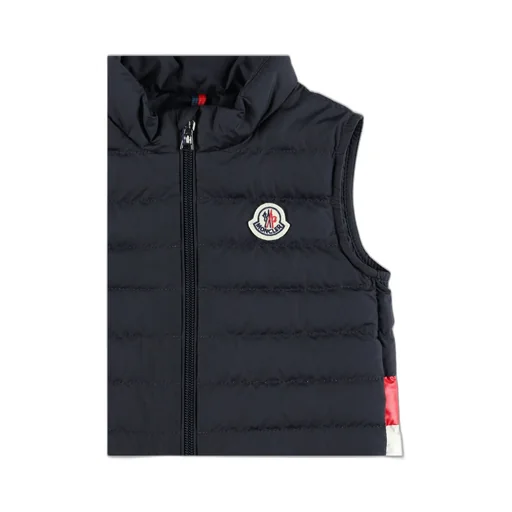 Moncler Enfant Logo Patch Cliff Gilet
