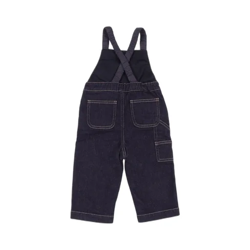 Moncler Enfant Denim Overalls