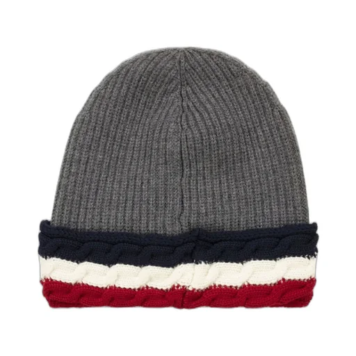 Moncler Enfant Logo Patch Knitted Beanie