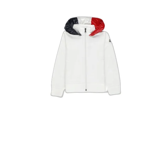 Moncler Enfant Logo Patch Zip-Up Hoodie