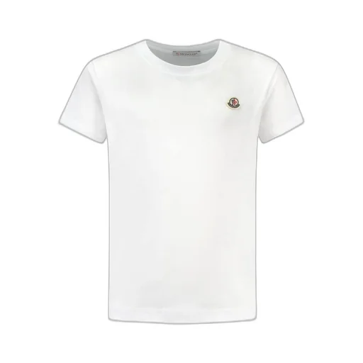 Moncler Enfant Logo Embroidered Crewneck T-Shirt