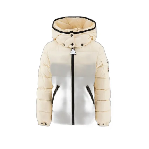 Moncler Enfant Logo Patch Hooded Down Jacket