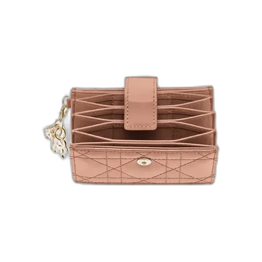 Lady Dior Jasmine Card Holder
