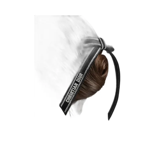 Christian Dior Embroidered Dior Twist Bow