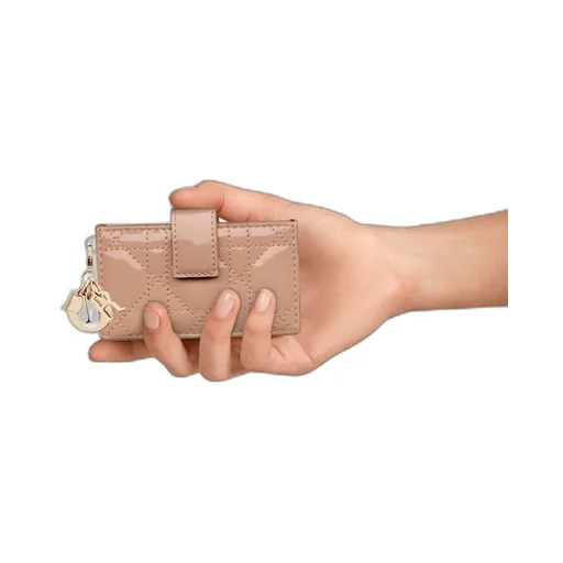 Lady Dior Jasmine Card Holder