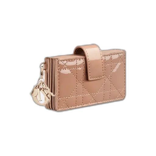 Lady Dior Jasmine Card Holder