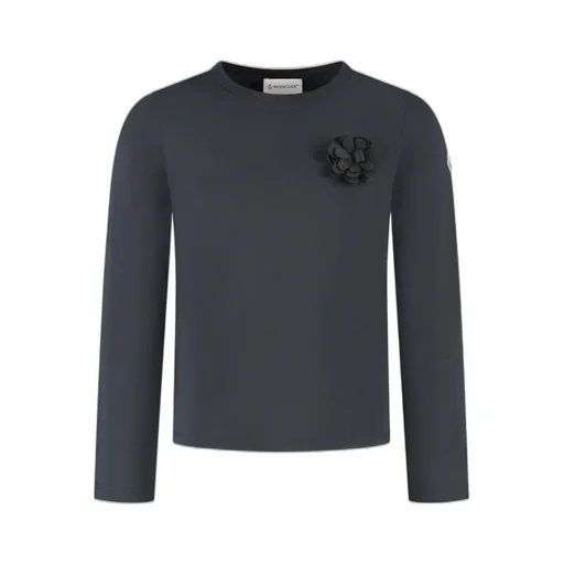 Moncler Enfant Floral Appliqué T-Shirt