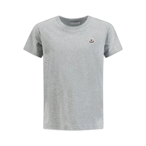 Moncler Enfant Logo Embroidered Crewneck T-Shirt
