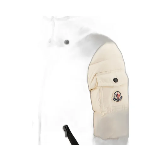 Moncler Enfant Logo Patch Hooded Down Jacket