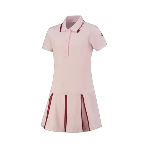 Moncler Enfant Logo Patch Polo Dress