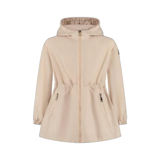 Moncler Enfant Logo-Patch Hooded Raincoat
