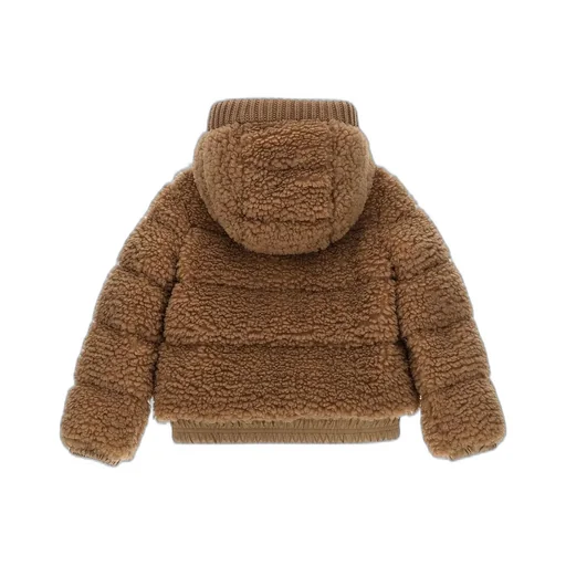 Moncler Enfant Adalbertas Teddy Hooded Down Jacket