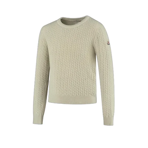 Moncler Enfant Logo Patch Crewneck Jumper