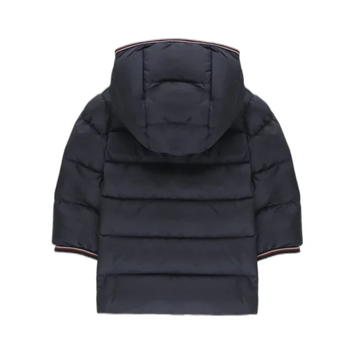 Moncler Enfant Logo Patch Zip-Up Hooded Jacket