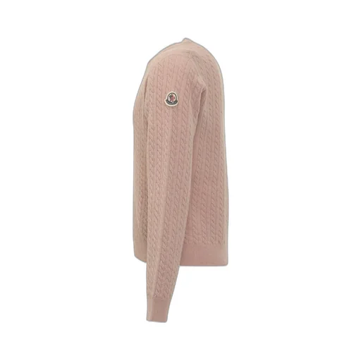 Moncler Enfant Logo Patch Crewneck Jumper