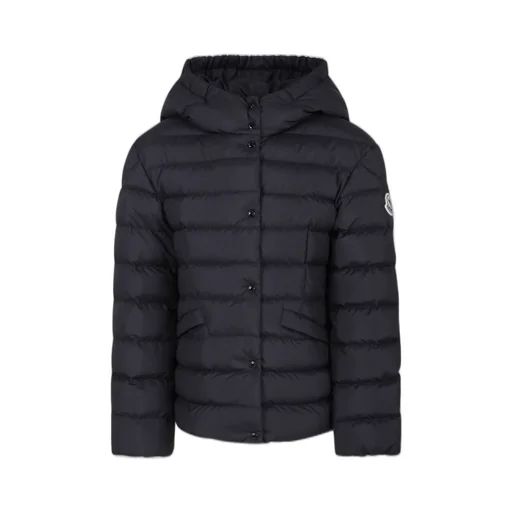 Moncler Enfant Egisto Logo Patch Down Jacket