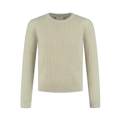 Moncler Enfant Logo Patch Crewneck Jumper
