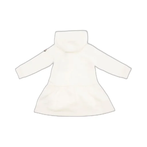 Moncler Enfant Logo Patch Hooded Dress