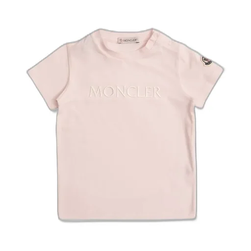 Moncler Enfant Logo-Embroidered Crewneck T-Shirt