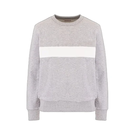 Moncler Enfant Stripe Print Crewneck Sweatshirt