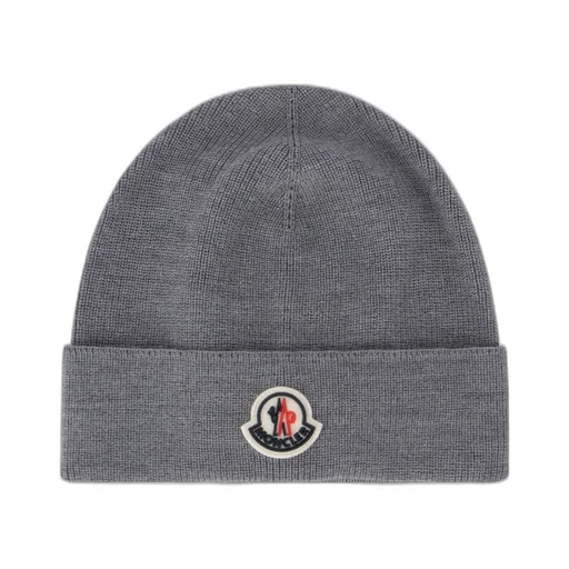 Moncler Enfant Logo Patch Beanie