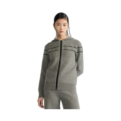 Reversible Hooded Cardigan