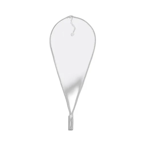 Christian Dior Couture Cut Plate Pendant Necklace