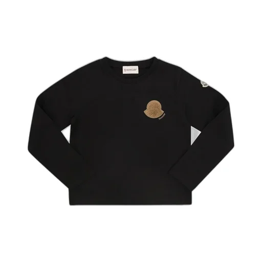 Moncler Enfant Terry Logo Patch Sweatshirt