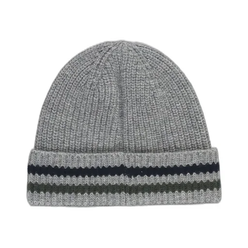 Moncler Enfant Loog Patch Striped Beanie