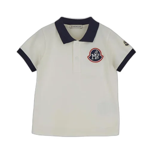 Moncler Enfant Logo-Patch Polo Shirt