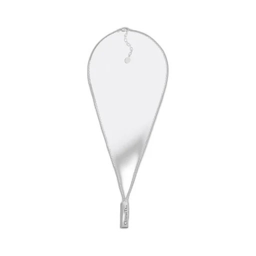 Christian Dior Couture Cut Plate Pendant Necklace