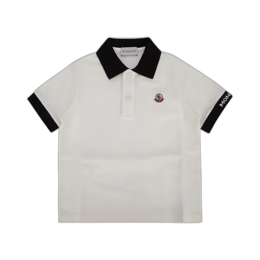 Moncler Enfant Logo Patch Polo Shirt