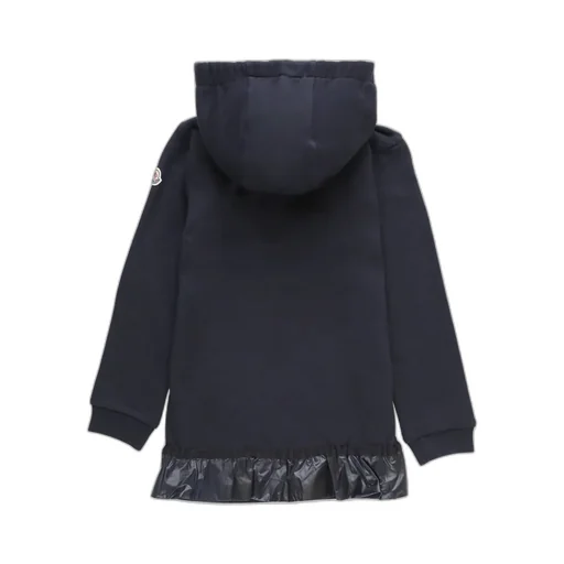 Moncler Enfant Logo Embroidered Long-Sleeved Dress