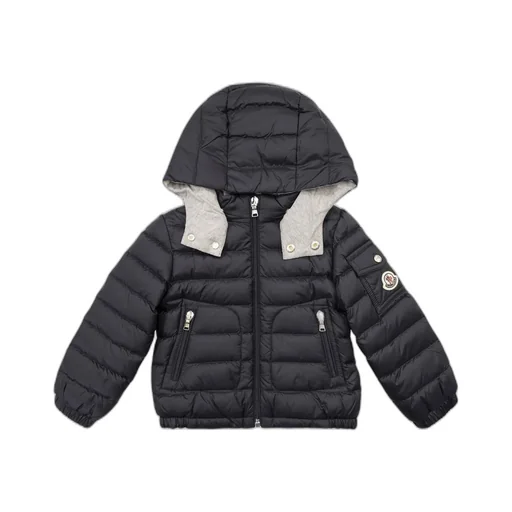 Moncler Enfant Lauros Logo Patch Padded Jacket