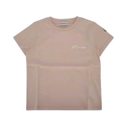 Moncler Enfant Logo Printed Crewneck T-Shirt