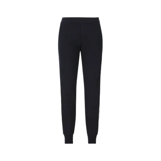 Moncler Enfant Logo-Patch Stripe Detailed Sweatpants