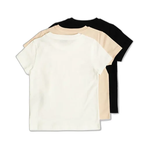 Moncler Enfant Logo Patch Three Pack Of T-Shirts