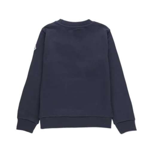 Moncler Enfant Logo Patch Crewneck Sweatshirt