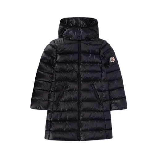 Moncler Enfant Logo Patch Puffer Coat