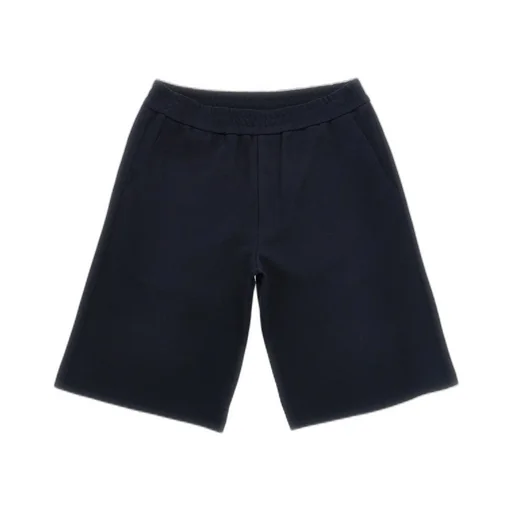 Moncler Enfant Tricolour-Trimmed Piquet Shorts